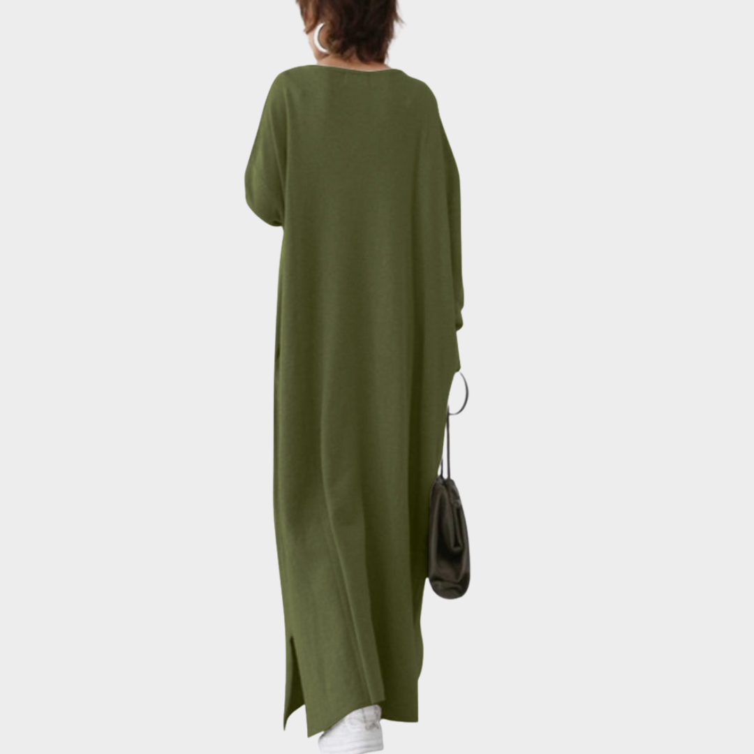 Amara™ | Timeless Winter Maxi Dress for Women with Long Sleeves