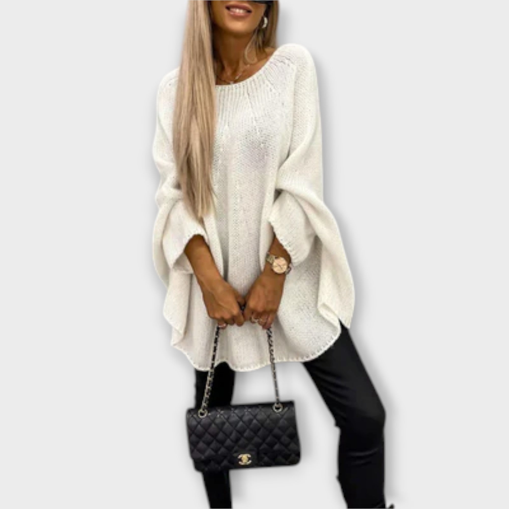 Natty™ - Stylish women's crew neck sweater