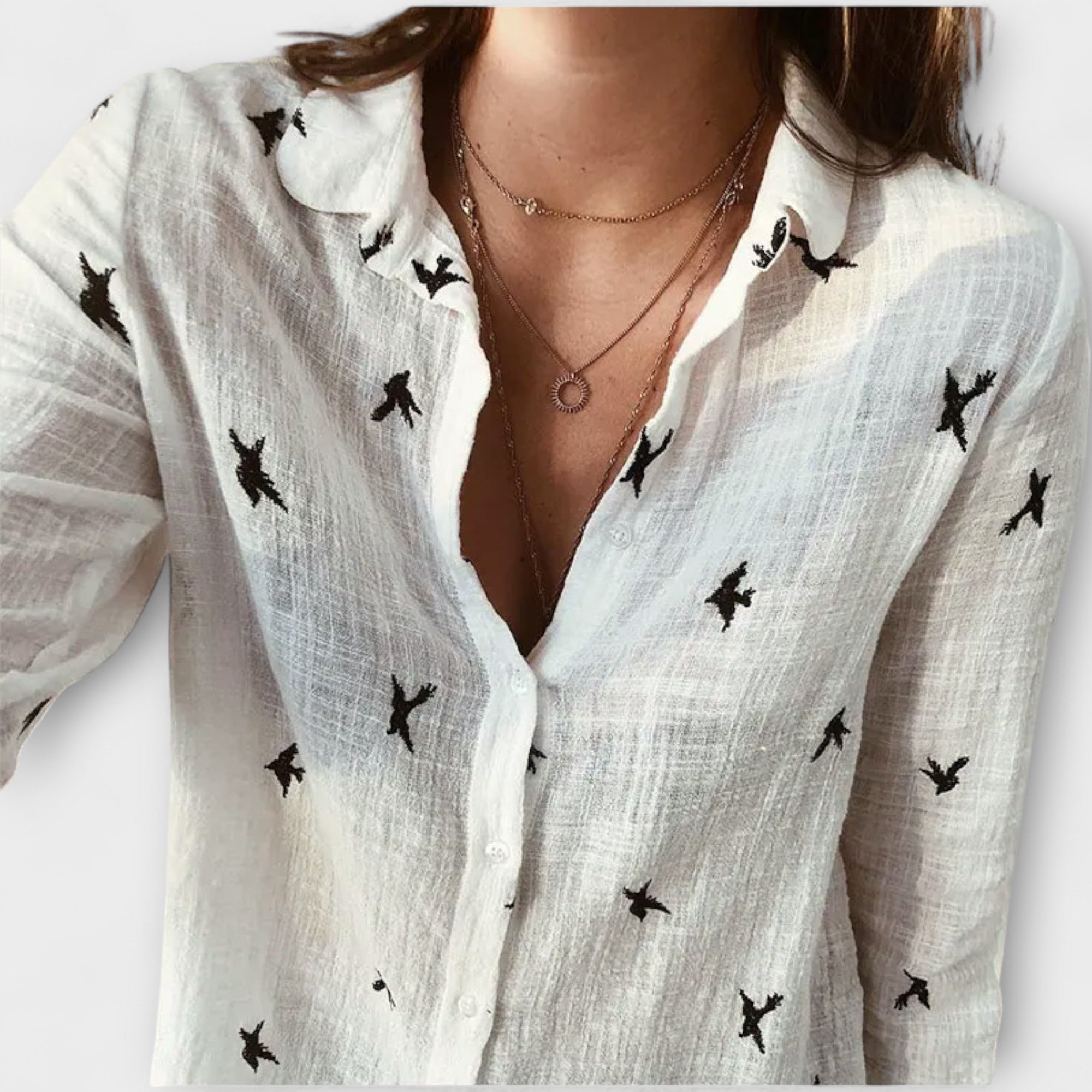 Maarni™ - Elegant Women's Blouse