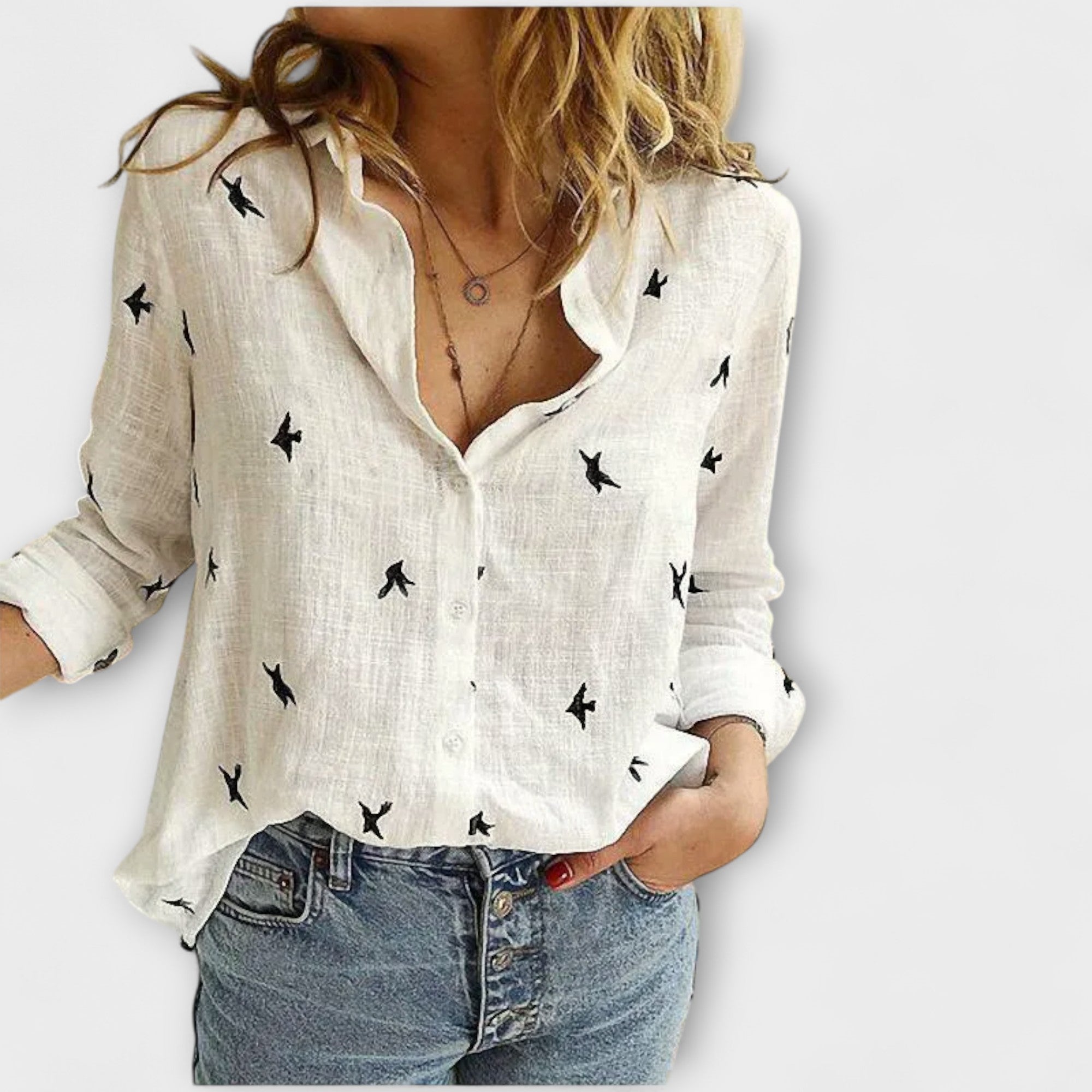 Maarni™ - Elegant Women's Blouse