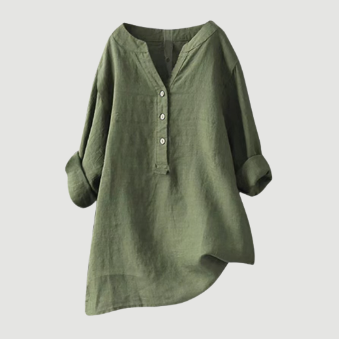 Alma™ – Light and comfortable linen shirt with buttons