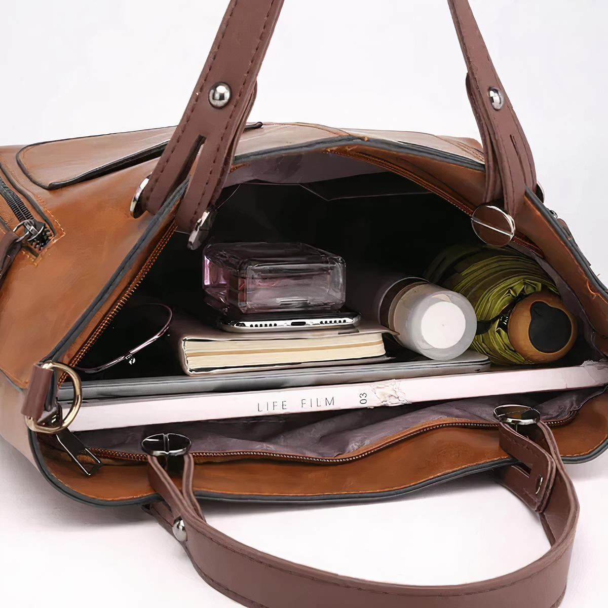 Sofia™ | Vintage-inspired leather shoulder bag