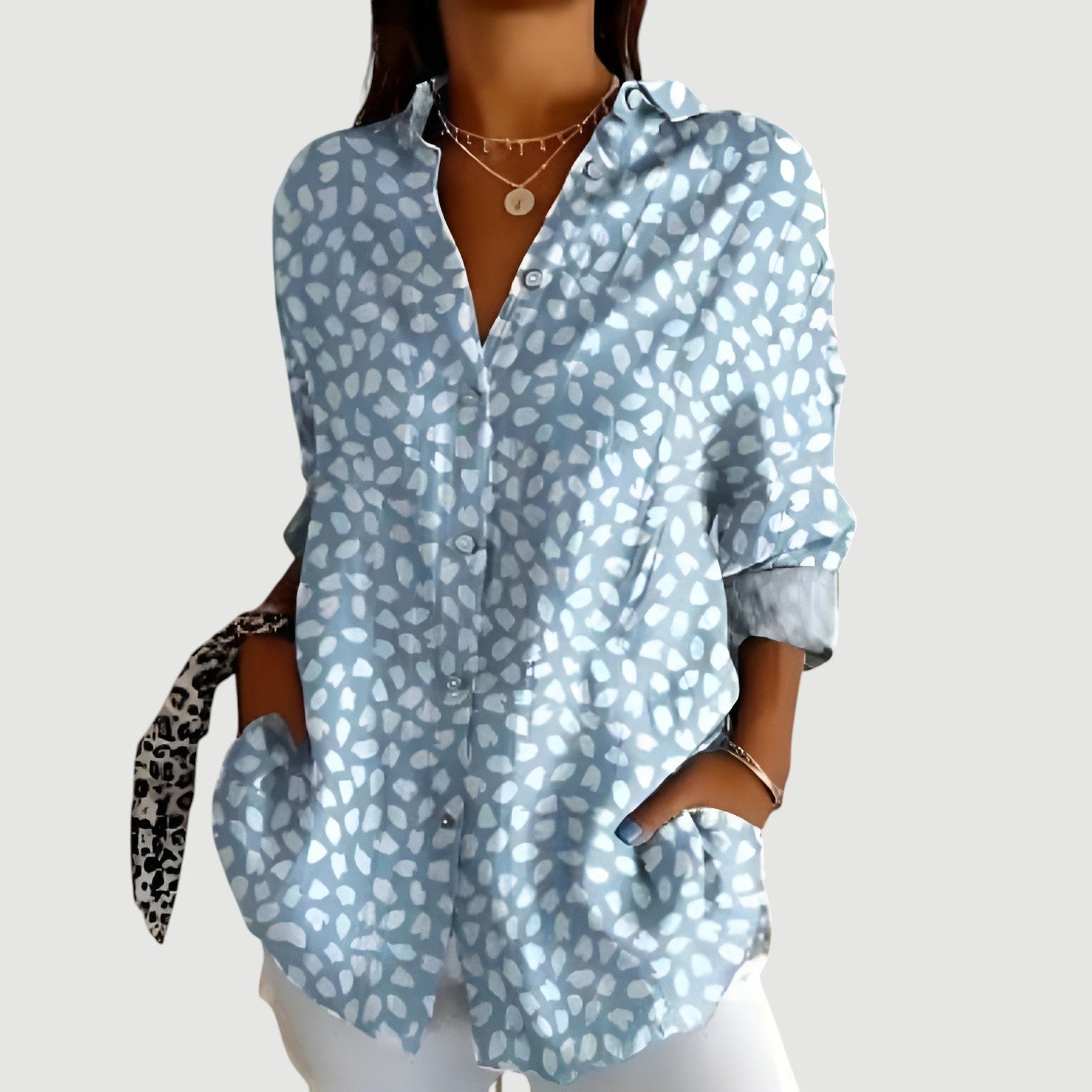 Cyril™ - Blouse with colorful design