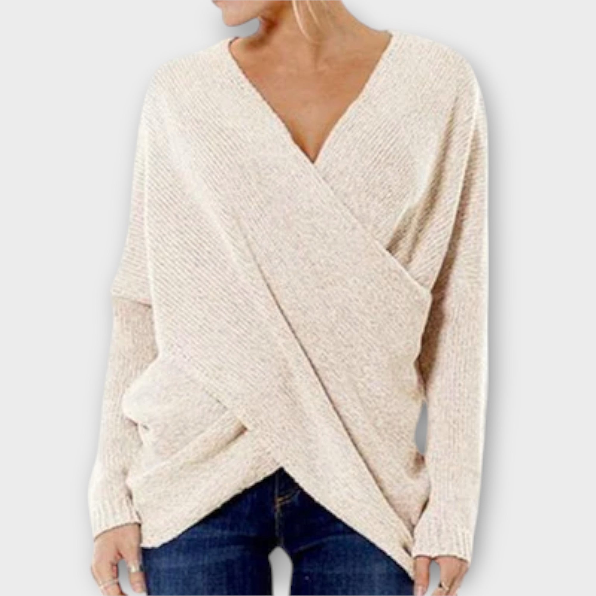 Aida™ - Elegant pullover with cross design