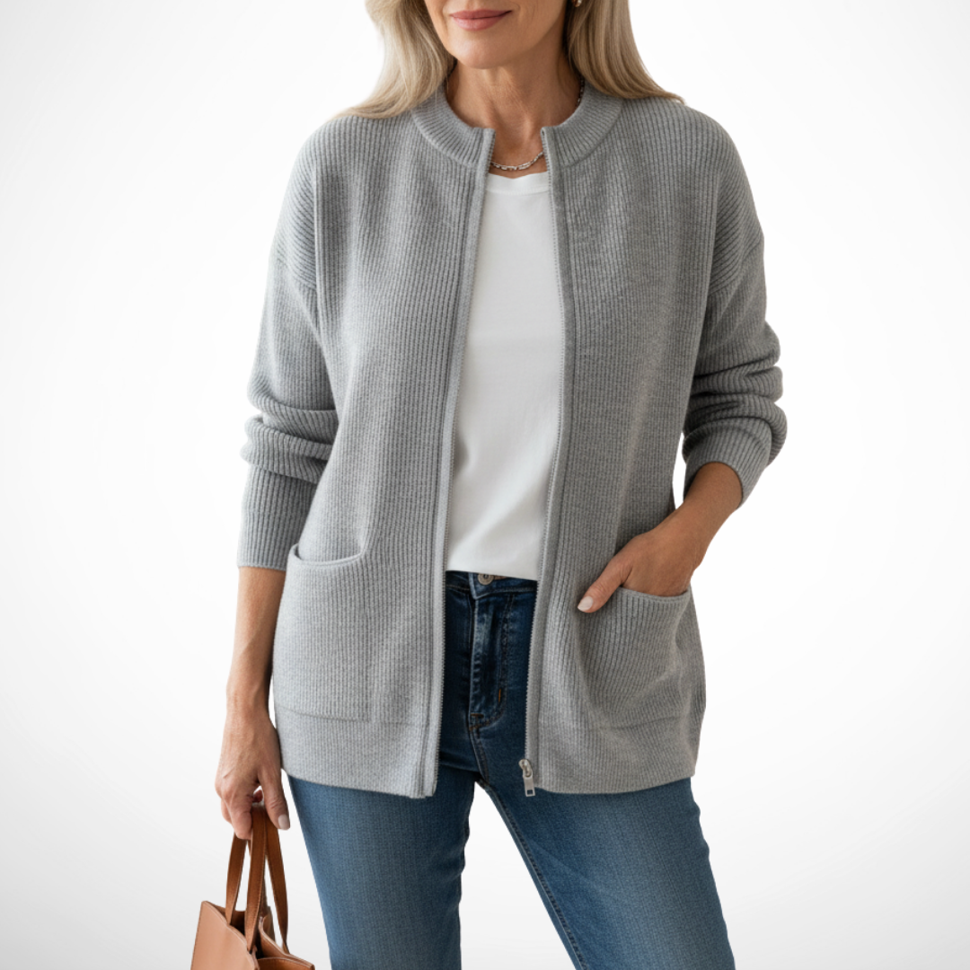 Mira™ | Cotton Knit Cardigan 