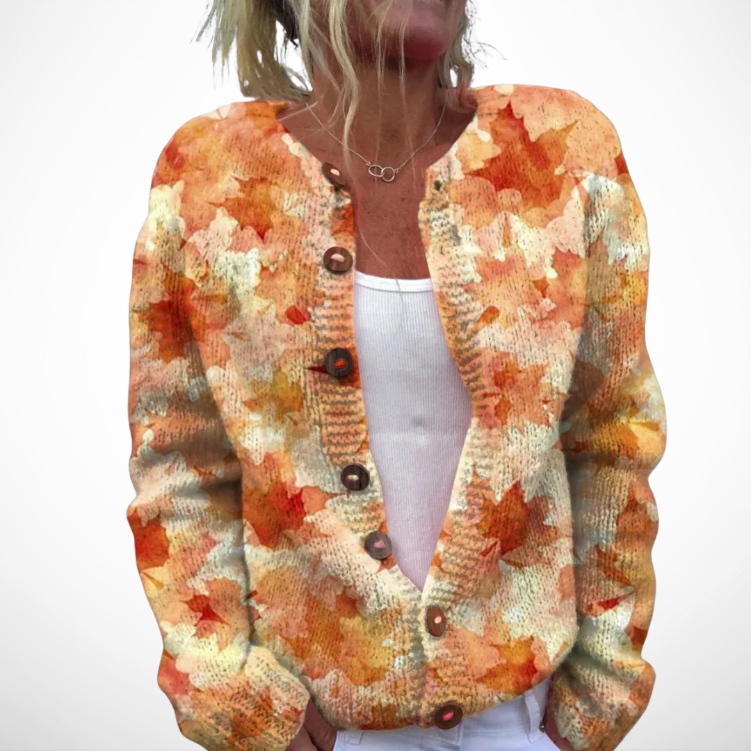 Florentina™ – Elegant cardigan with floral print