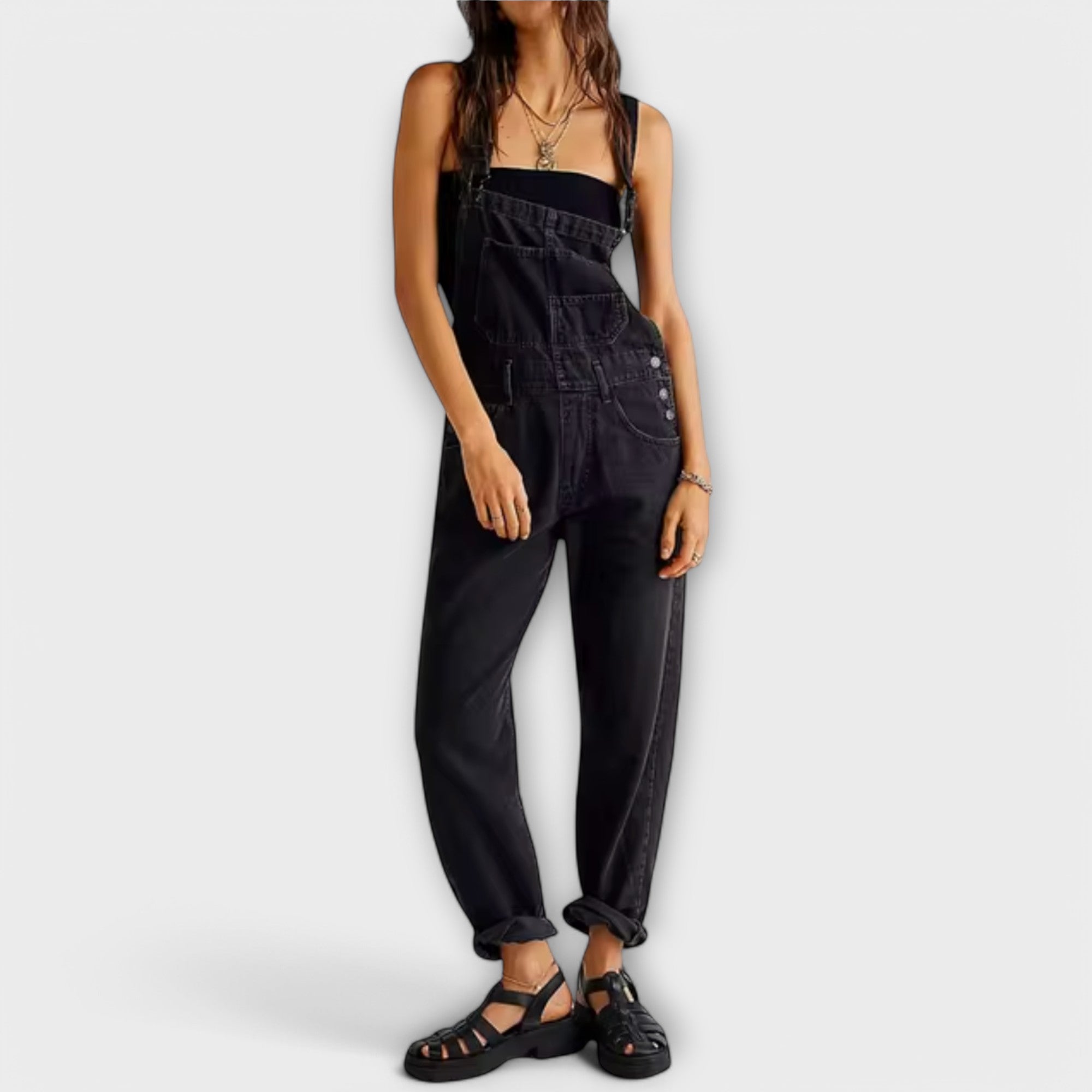 Kaelle™ - Casual denim overalls
