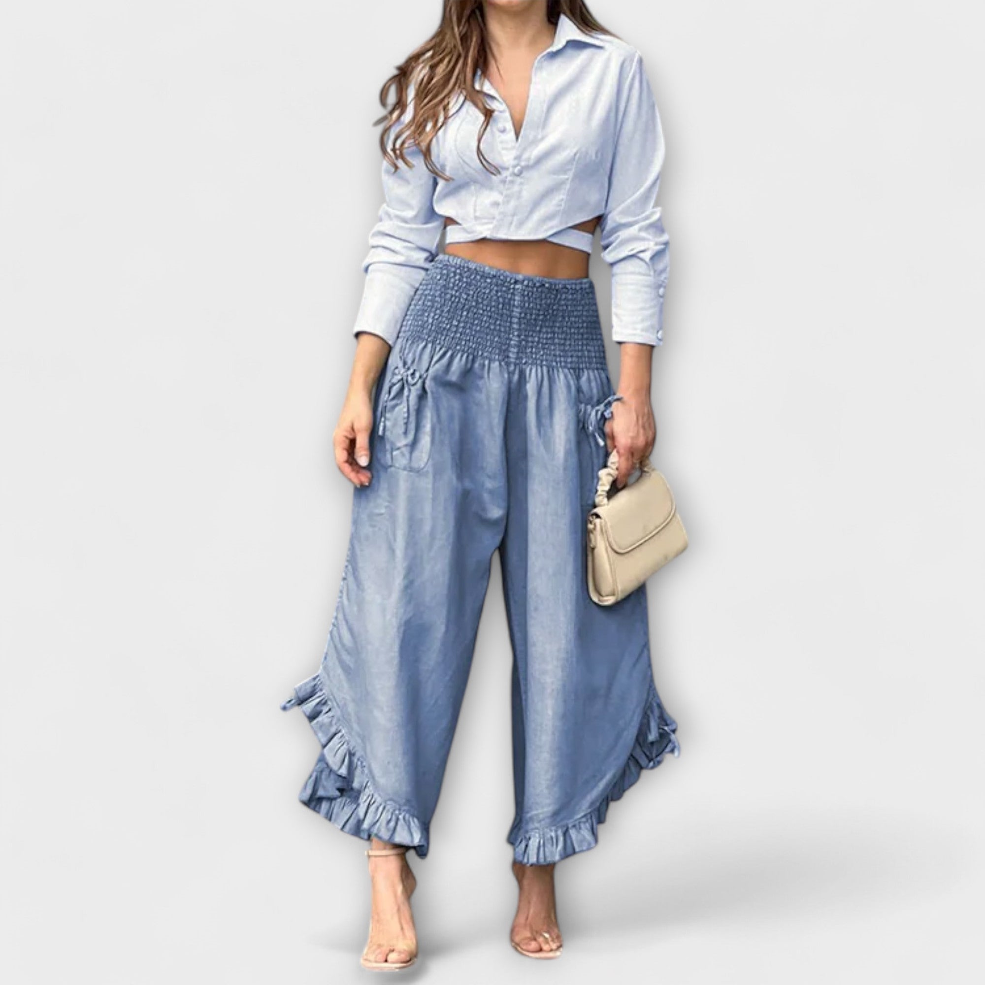 Antonette™ - Modern linen trousers
