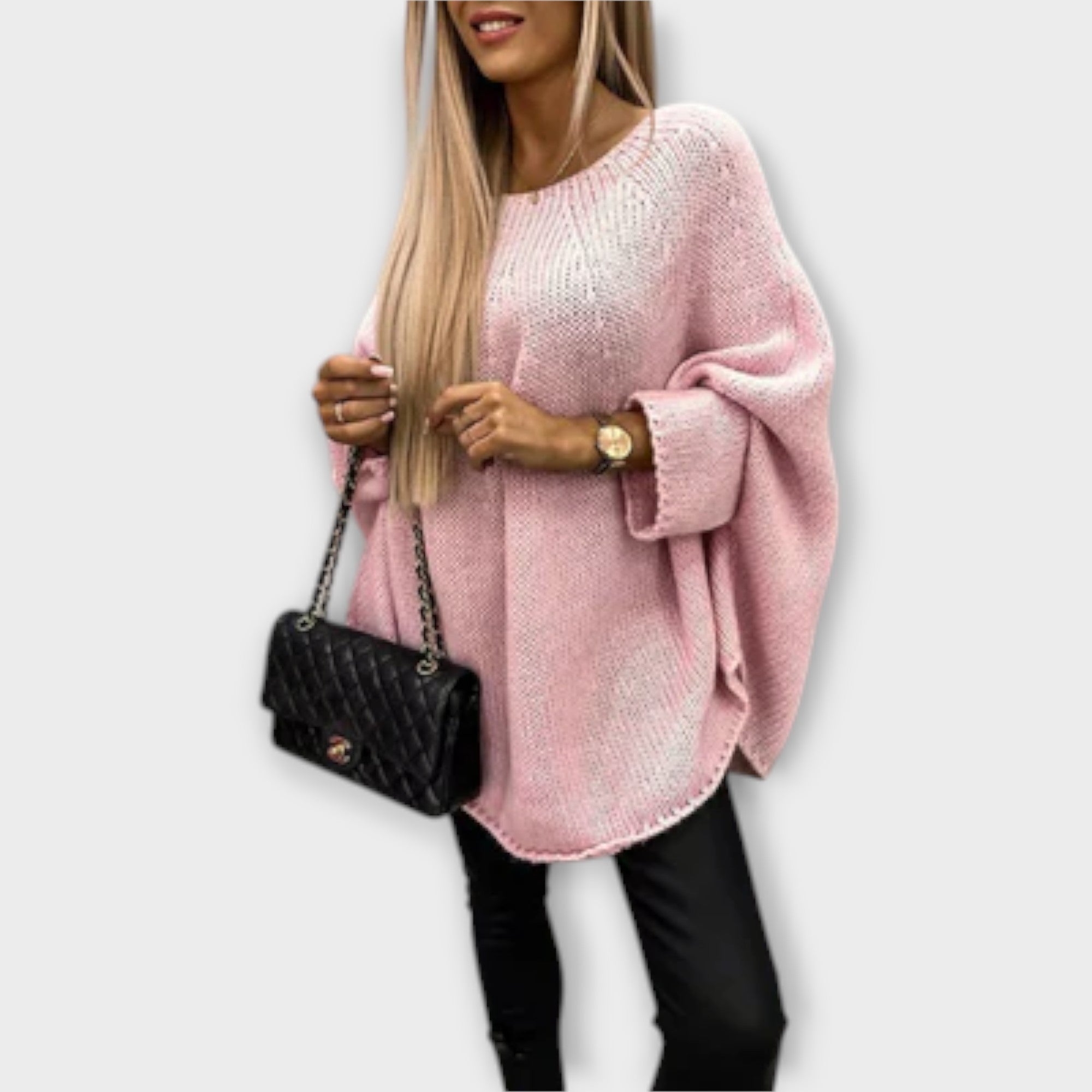Natty™ - Stylish women's crew neck sweater