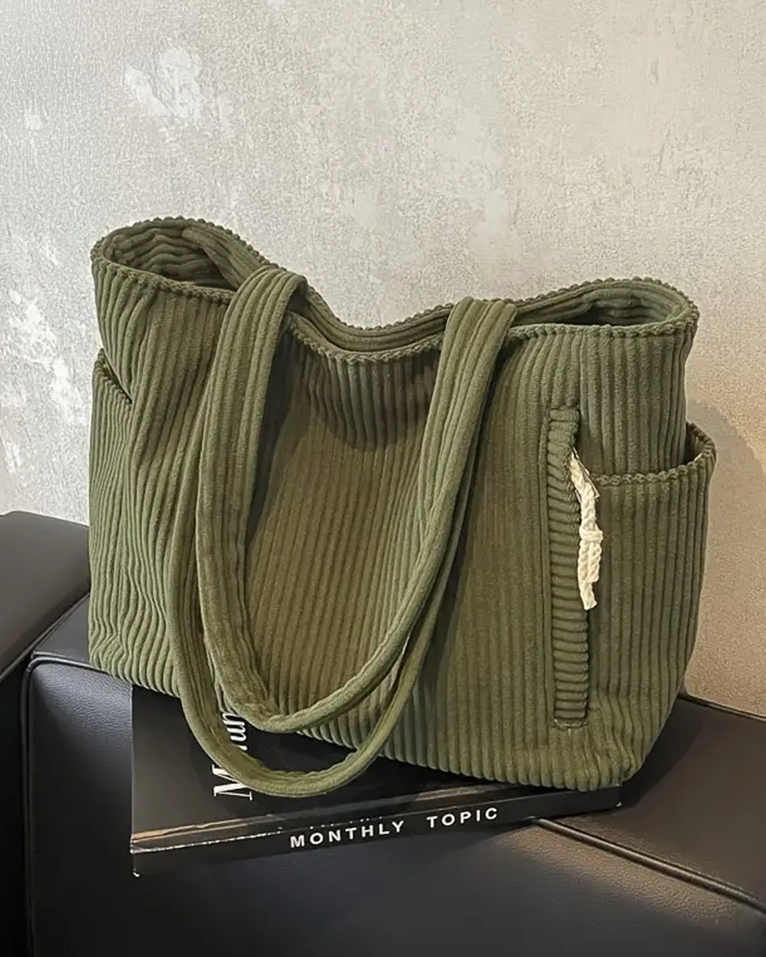 Sofia™ | Stylish Casual Shoulder Bag with Drawstring Detail