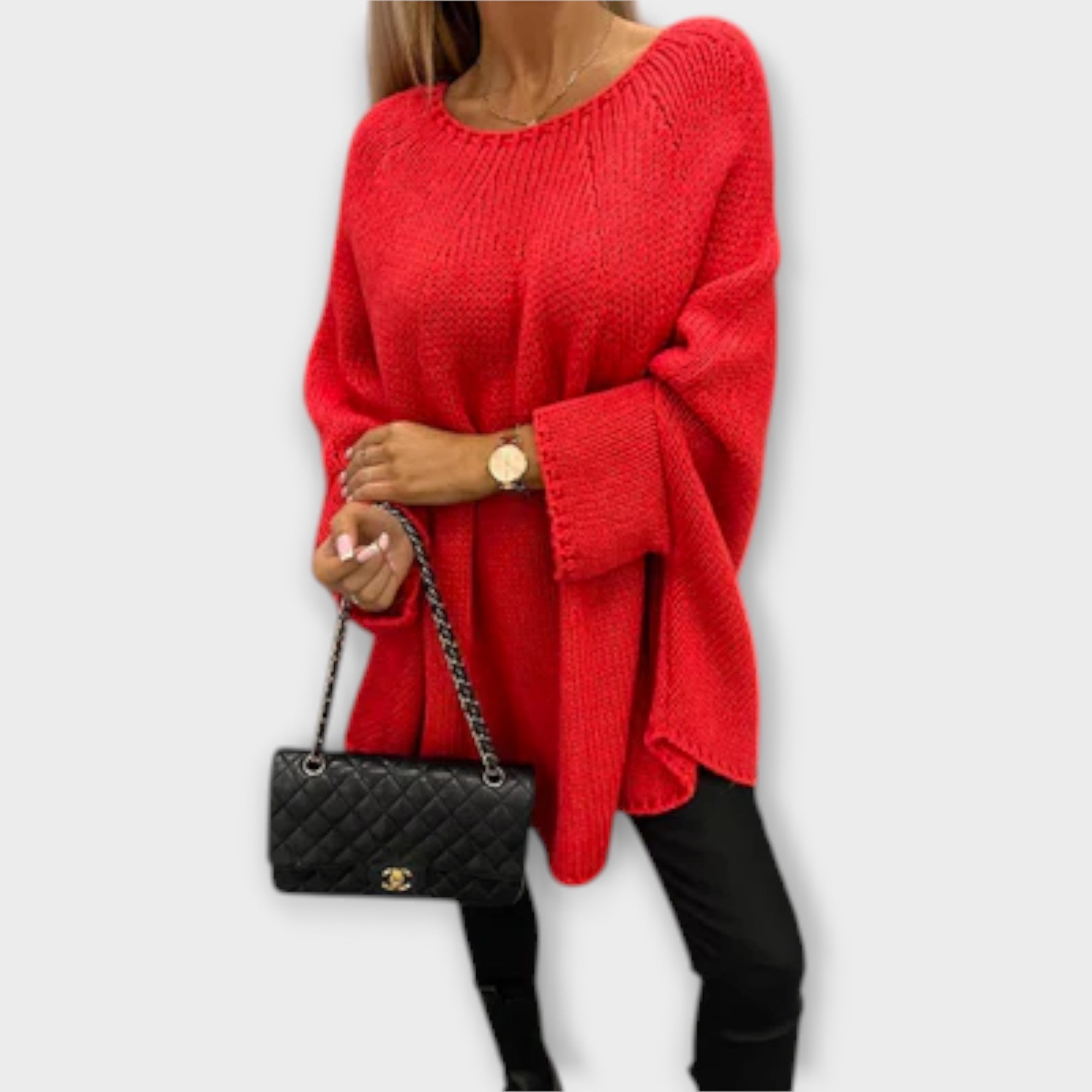 Natty™ - Stylish women's crew neck sweater