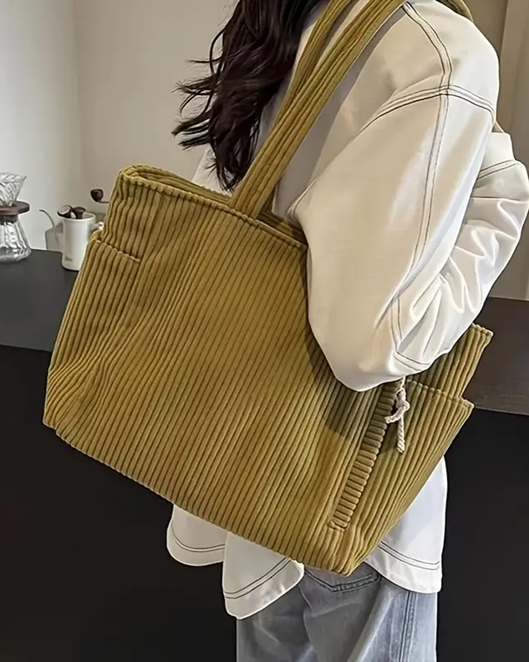 Sofia™ | Stylish Casual Shoulder Bag with Drawstring Detail