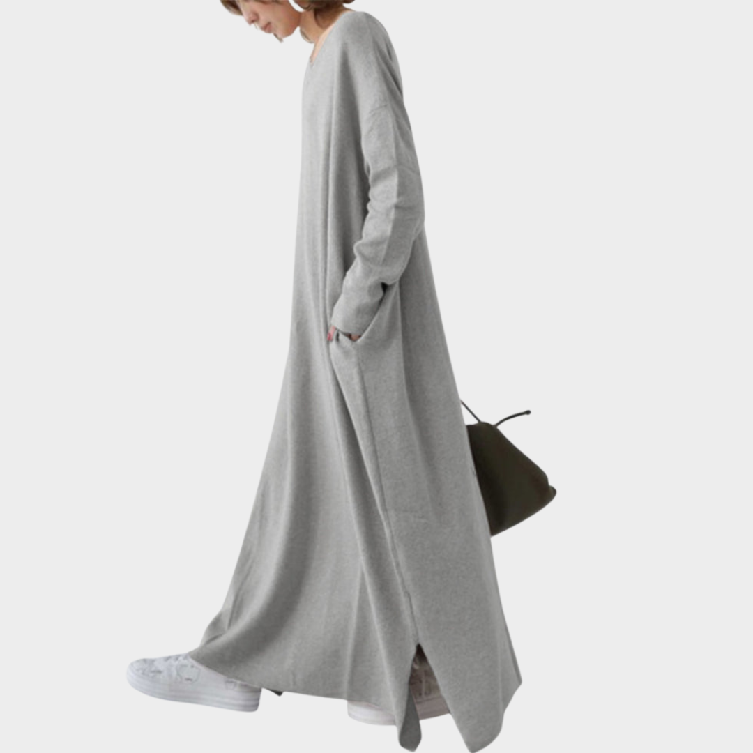 Amara™ | Timeless Winter Maxi Dress for Women with Long Sleeves