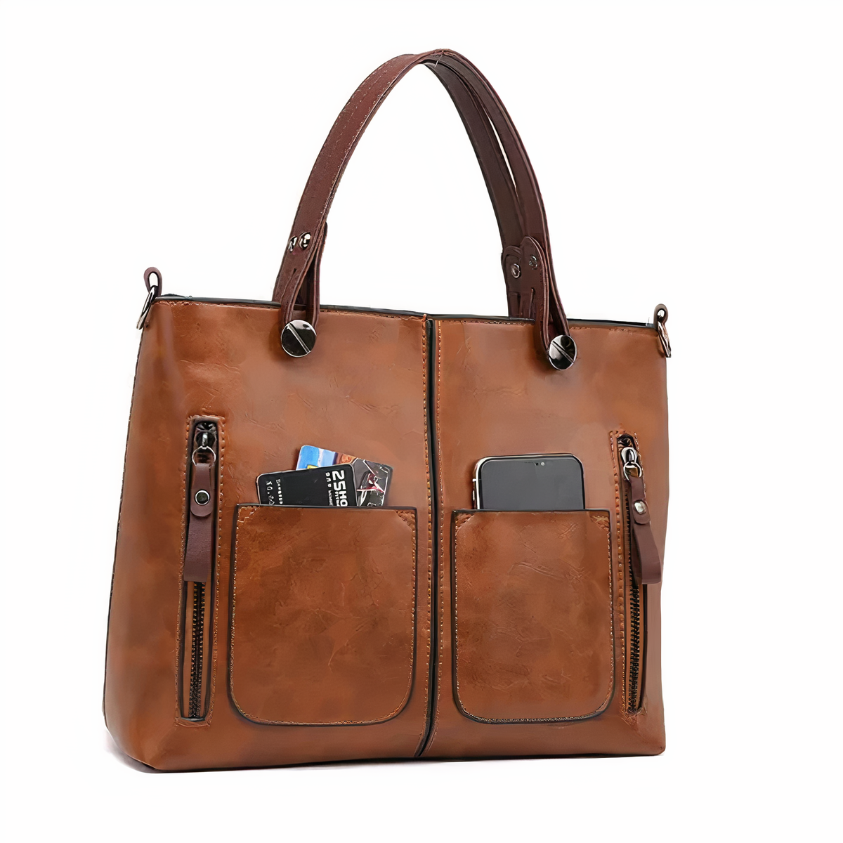 Sofia™ | Vintage-inspired leather shoulder bag