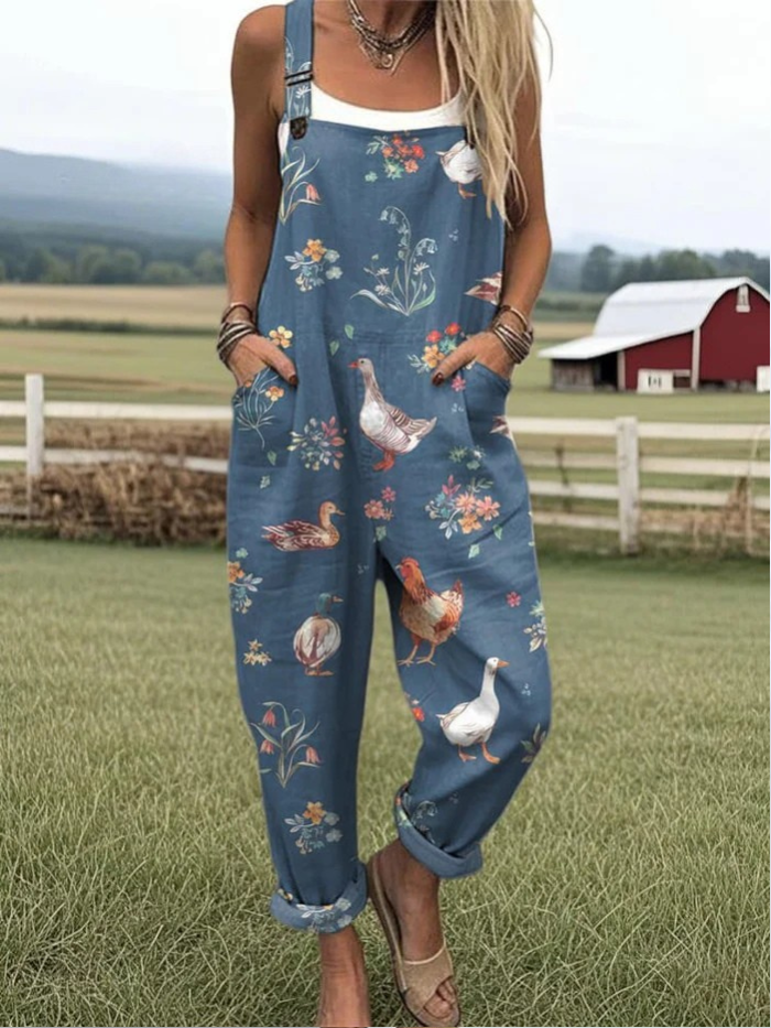 Donesa™ - Lightweight Vintage Jumpsuit