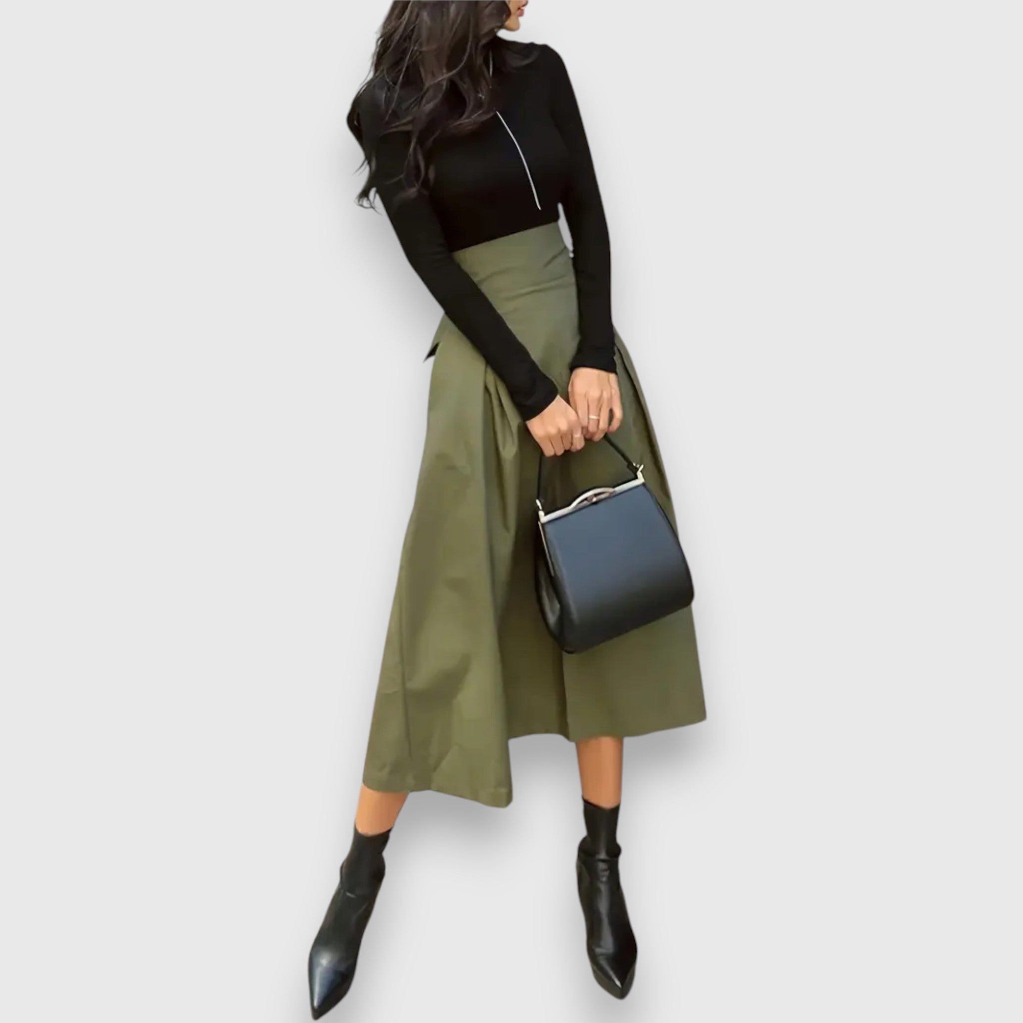 Rufina™ - Elegant midi skirt for the party