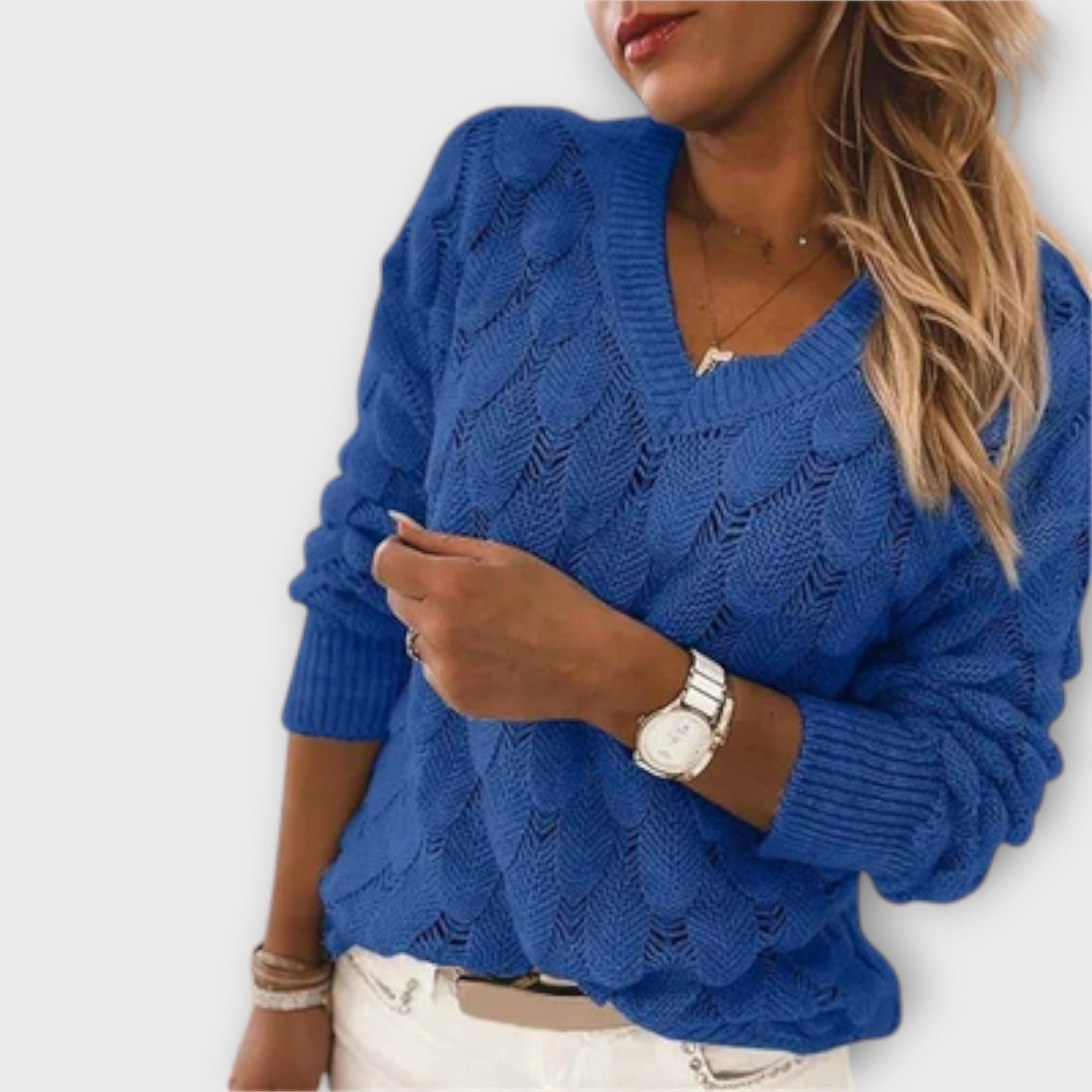 Hansel™ - Soft V-neck pullover