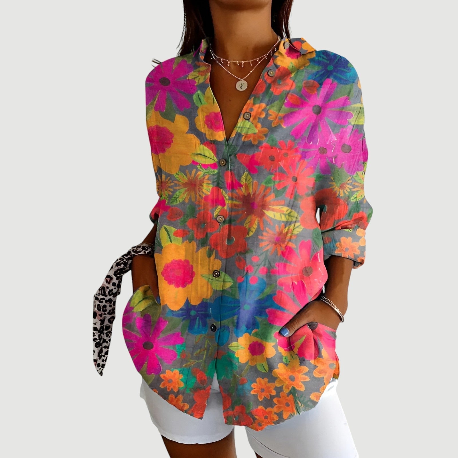 Bonna™ - Colorful blouse for any occasion