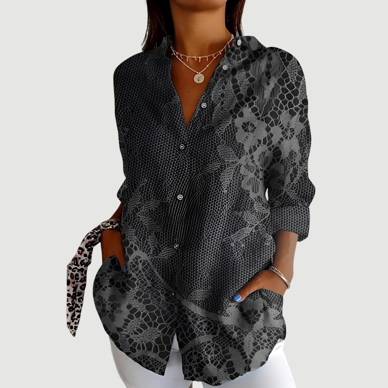 Brianna™ - Blouse with colorful design