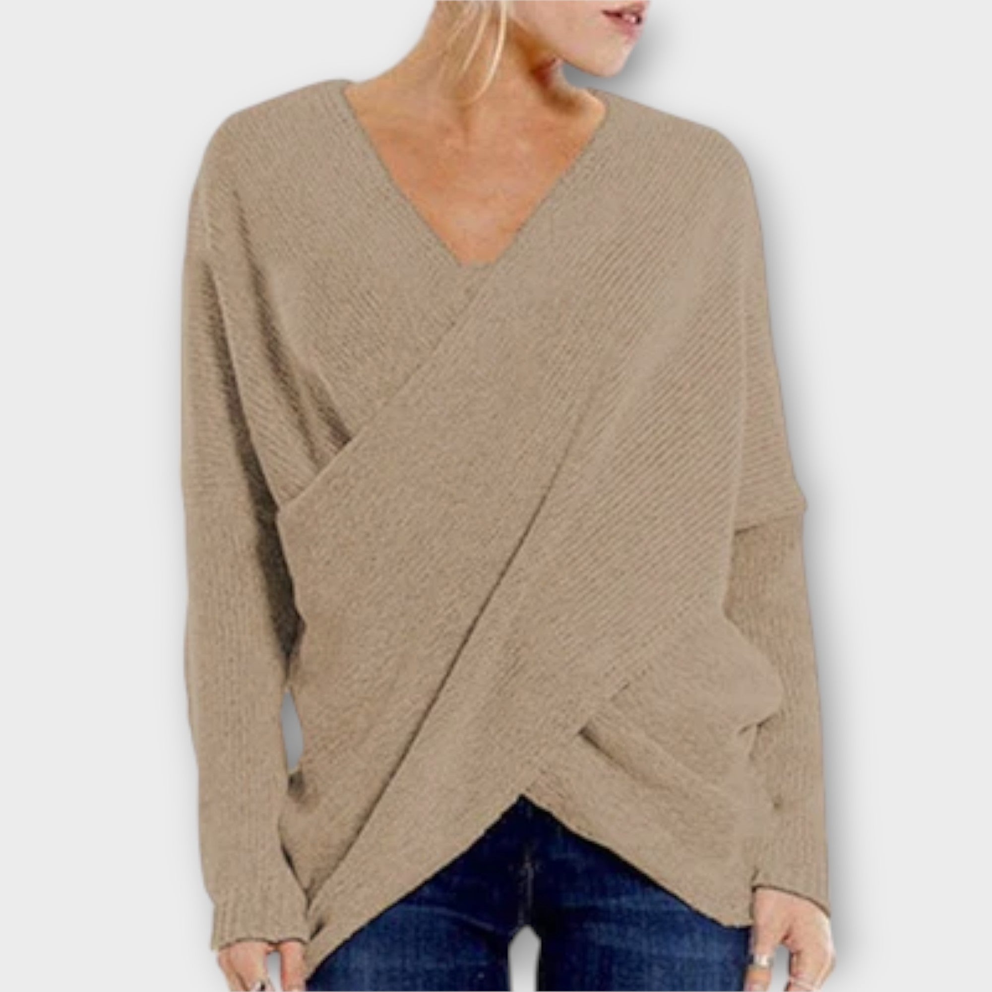 Aida™ - Elegant pullover with cross design